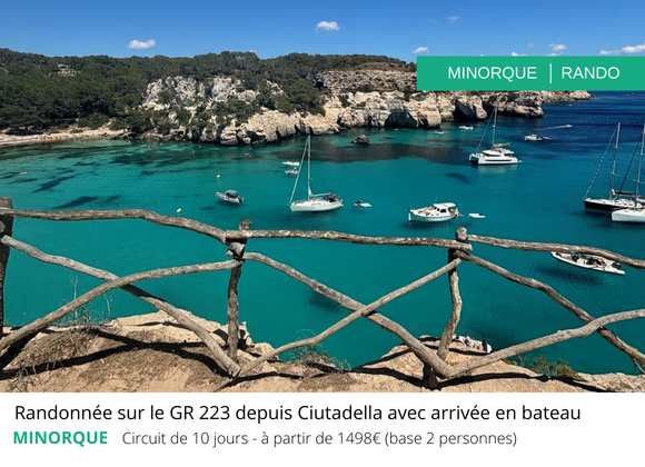randonnée minorque