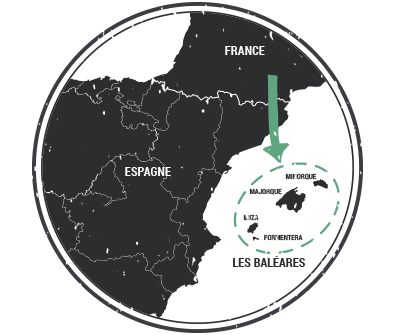 carte des baleares