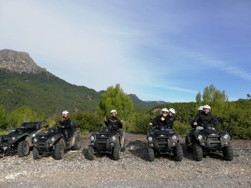 Excursion en Quad/Buggy dans le Sud-Ouest de Majorque avec déjeuner Tapas et balade en bateau