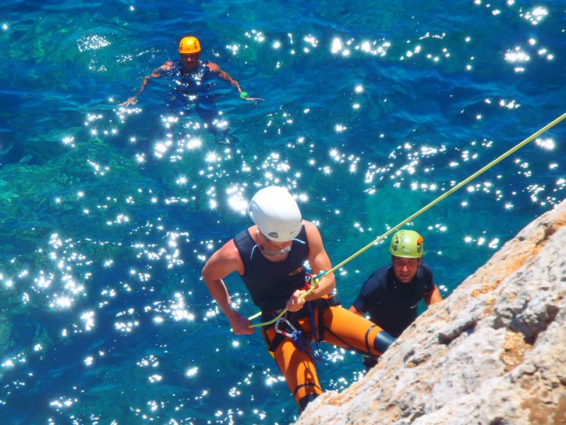 Coasteering sur l'île de Majorque