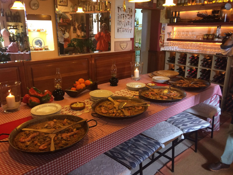 Atelier/Déjeuner Paella à Llucmajor, dans une ancienne demeure majorquine 