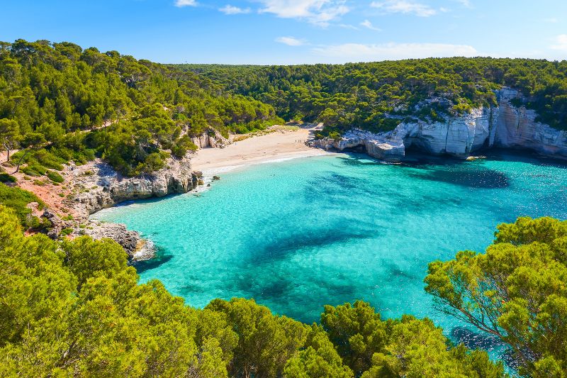 Les plus belles plages de la côte Sud de Minorque