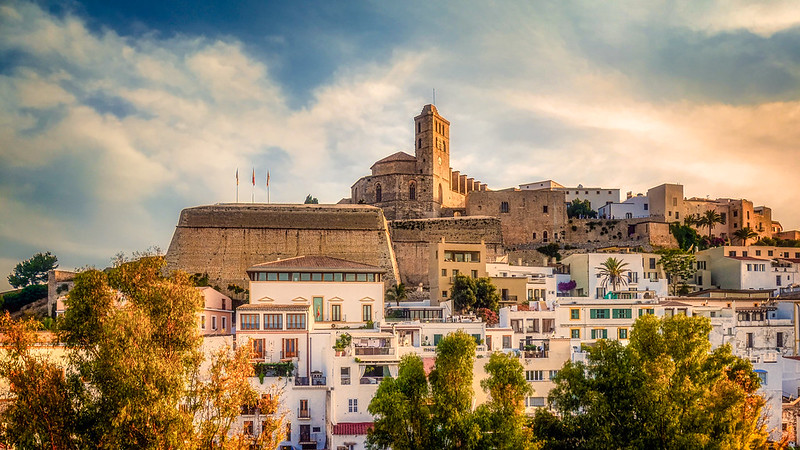 La vieille ville fortifiée d'Ibiza